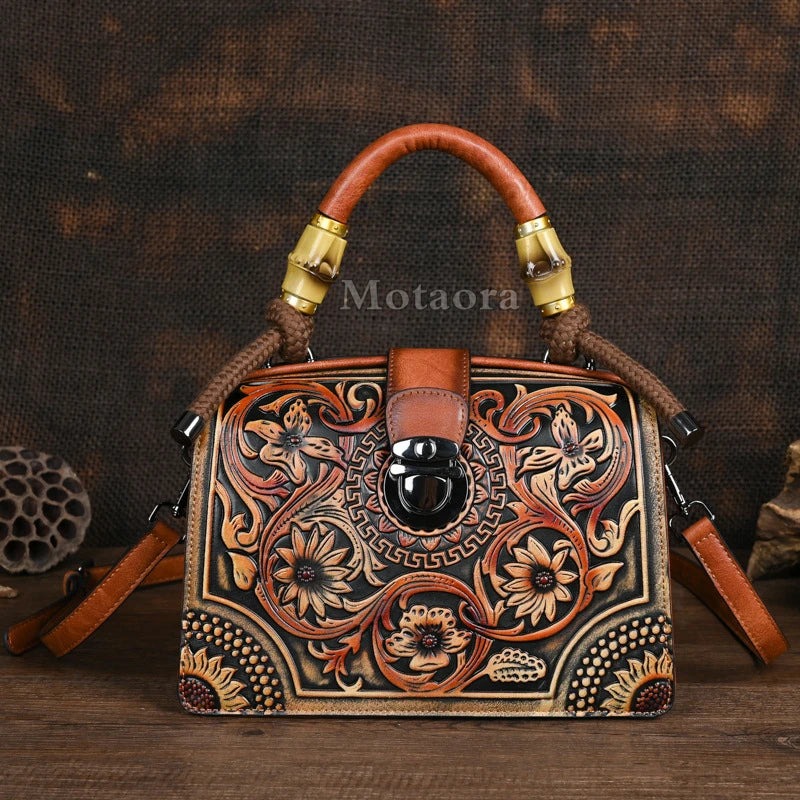 Mala Floral Elisa Vintage – Design Elegante de Alta Qualidade