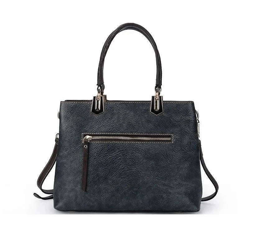 Sac Verona Box Vintage – Fabriqué en cuir véritable de première qualité 