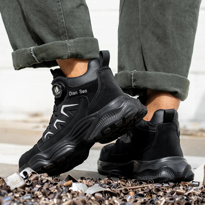 TrailGuard DS33 - Sapato de Segurança com Fecho Rotativo e Proteção Antiperfuração