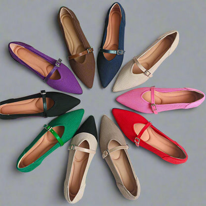 Isadora Mucia - Chaussure de style ballerine très élégante et confortable.