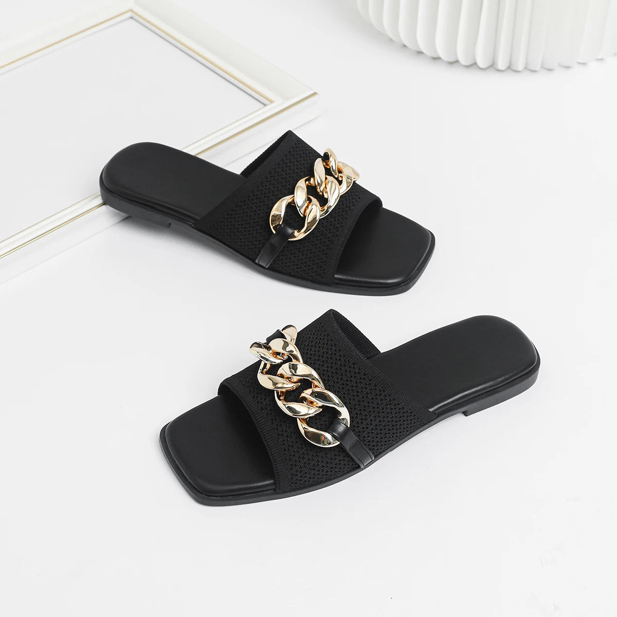 Isadora Pump Flat Tongs - Chaussures très élégantes et confortables