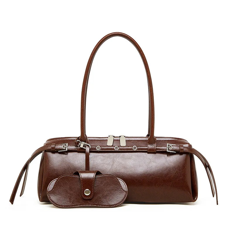 Sac Catarina Vintage en cuir véritable