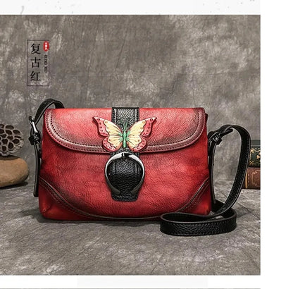Sac Sofia Vintage Artistique – Fabriqué en cuir véritable de qualité supérieure