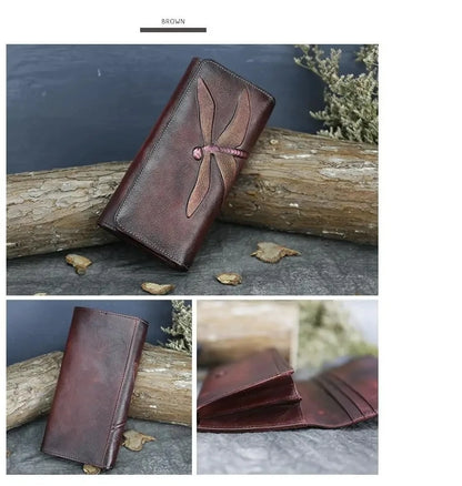 Portefeuille Aurora Classic Vintage – Fabriqué en cuir véritable de première qualité