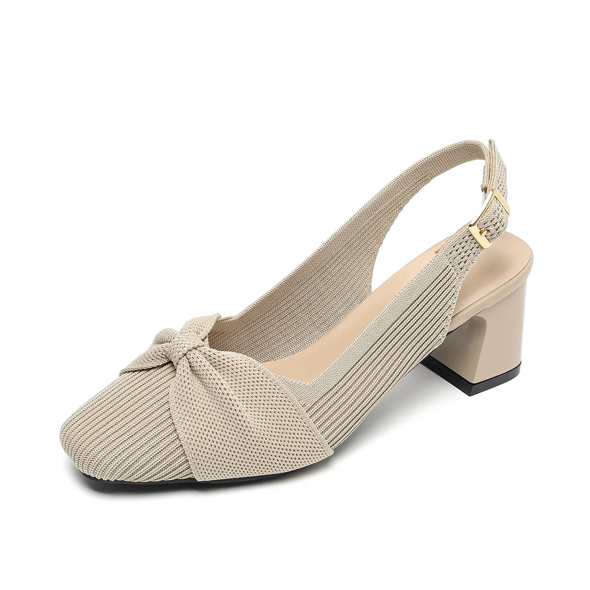 Valentina Rouge - Sapato Slingback Elegante de Salto Médio