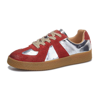Elnatiana Daux - Chaussures de tennis en cuir véritable