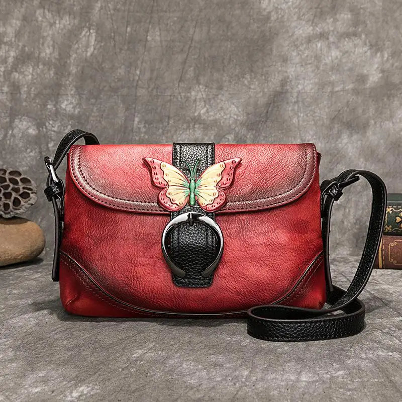 Sac Sofia Vintage Artistique – Fabriqué en cuir véritable de qualité supérieure