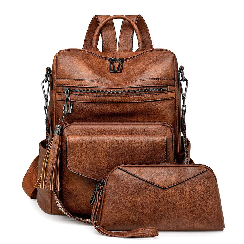Sac à dos « Duo Fringe » – Style et polyvalence pour les voyages et le quotidien