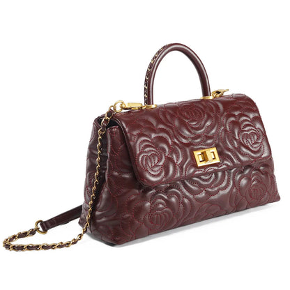 Camélia Élégance – Bolsa em Couro Genuíno