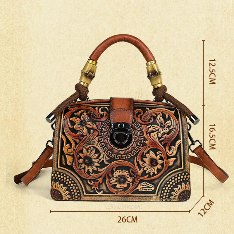 Mala Floral Elisa Vintage – Design Elegante de Alta Qualidade
