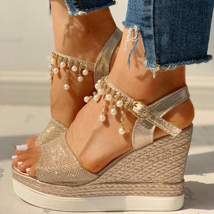 Sandale à plateforme - Pearl Stella