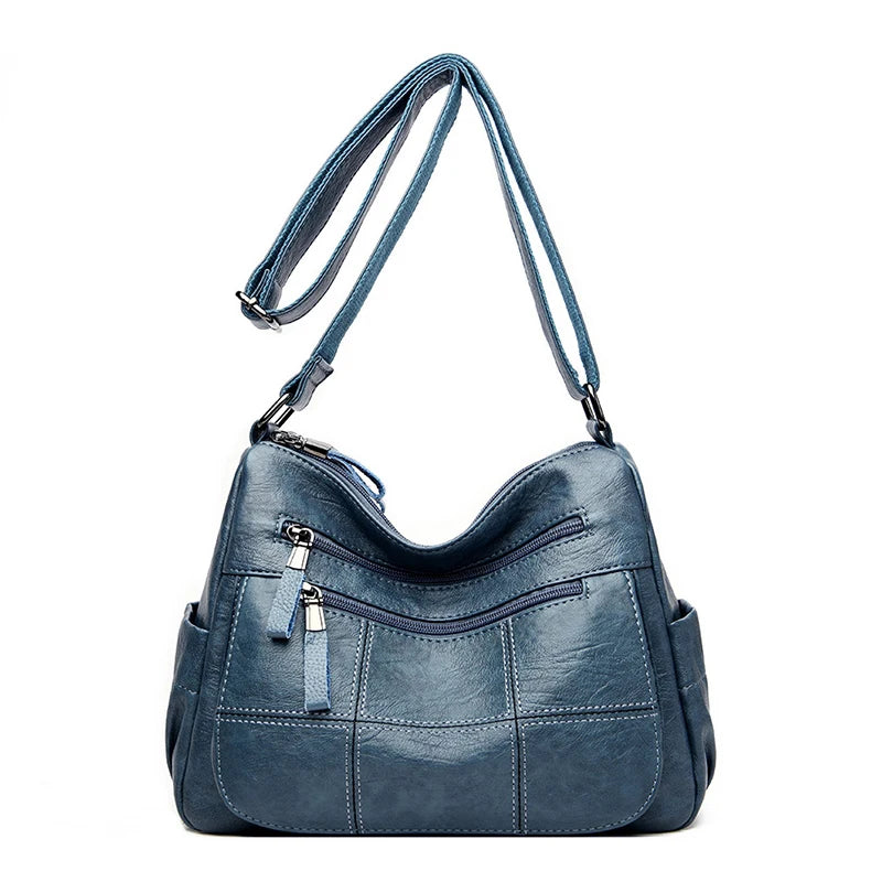 Sac « Nappa Lux » – Cuir végan imperméable au style décontracté haut de gamme