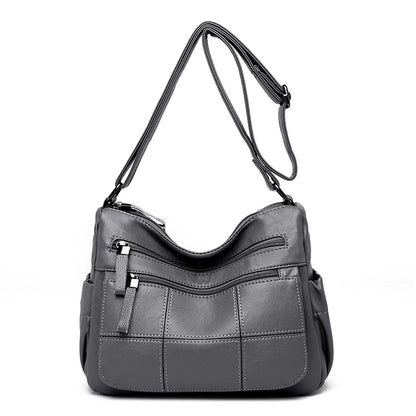 Sac « Nappa Lux » – Cuir végan imperméable au style décontracté haut de gamme