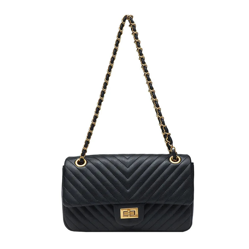 Véronique Chain – Bolsa em Couro Genuíno