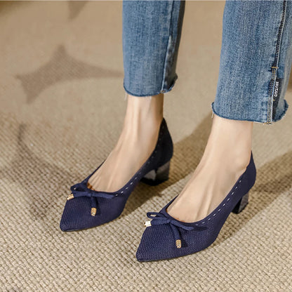 Escarpins Miss Isadora Lianna - Chaussures à talon bloc très élégantes et confortables