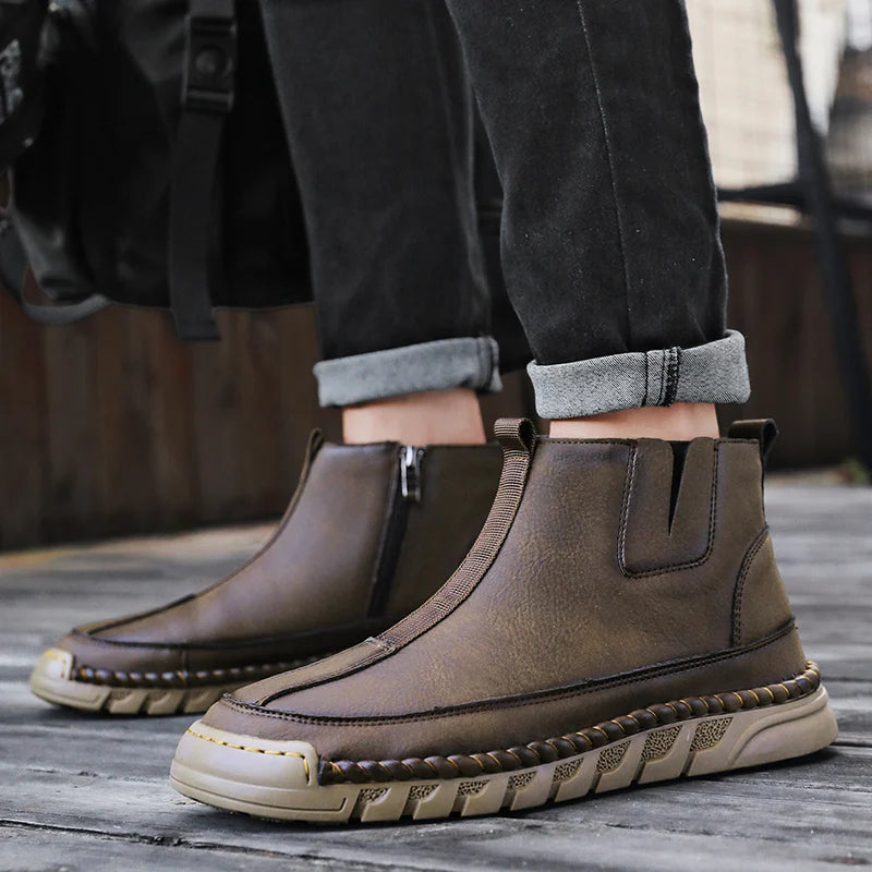 Clothwick – Bota Homem com forro super quente e impermeável