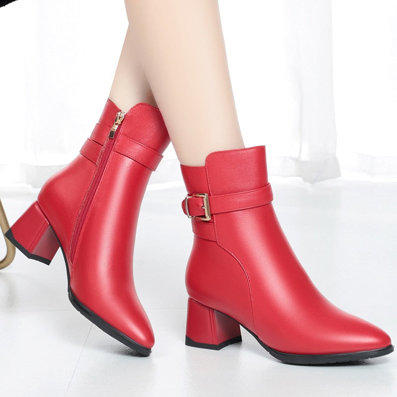 Dortmund - Bottes (Cuir véritable) 
