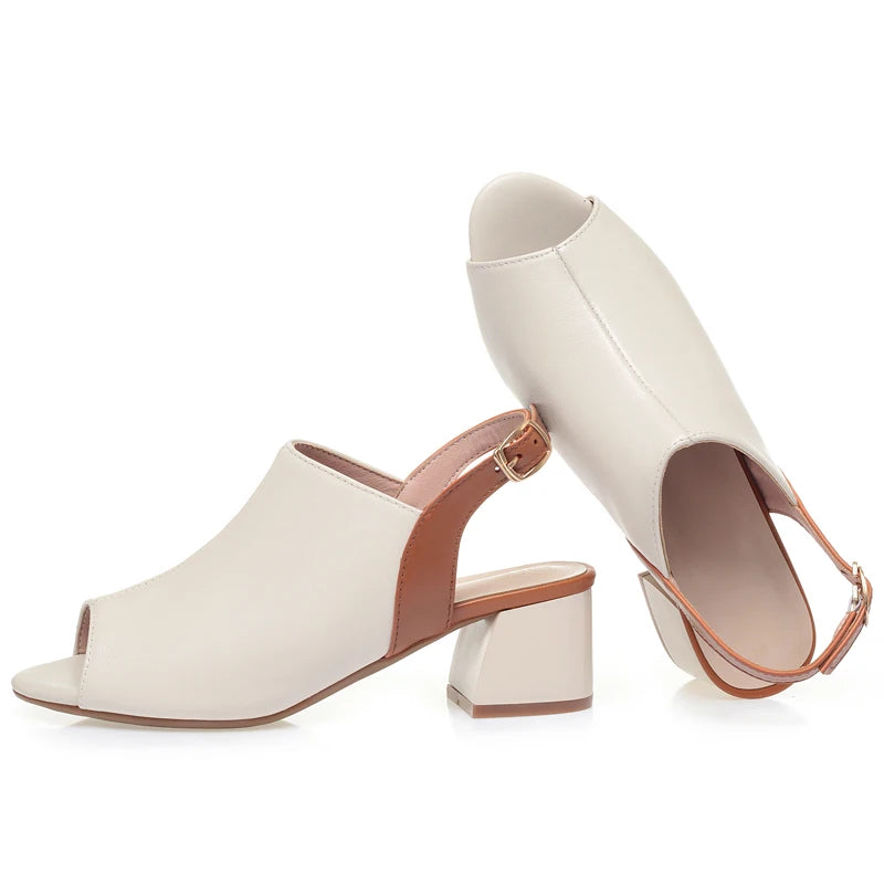 Gorla - Sandale ultra confortable (cuir véritable)