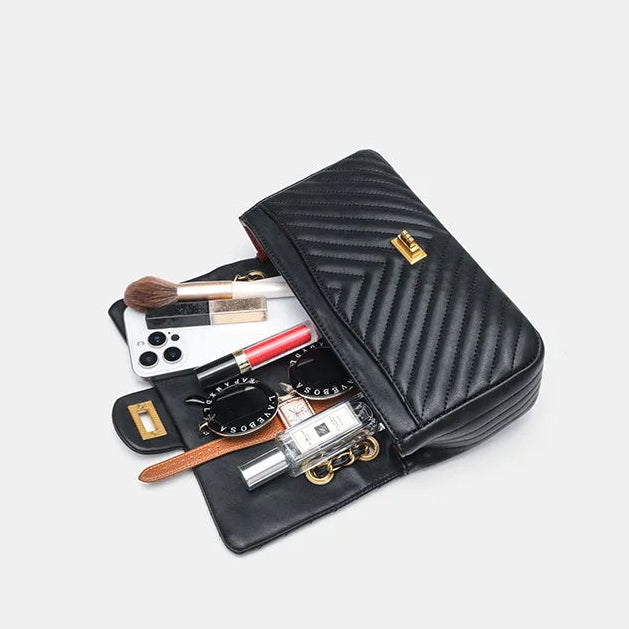Véronique Chain – Bolsa em Couro Genuíno