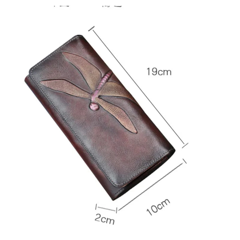 Portefeuille Aurora Classic Vintage – Fabriqué en cuir véritable de première qualité