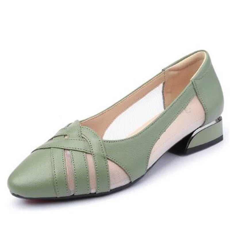 Anatana - Chaussure en cuir véritable ultra confortable