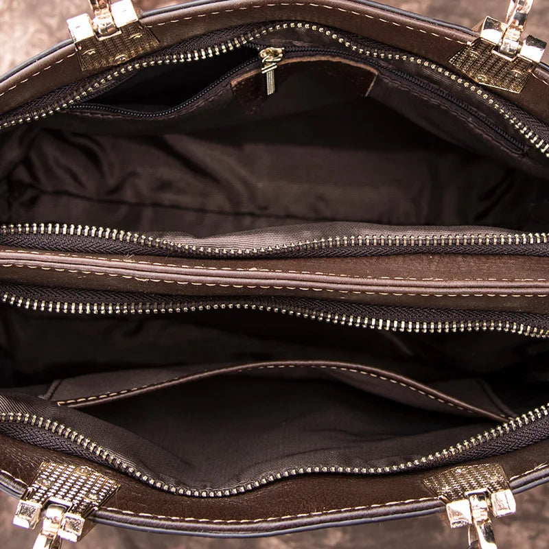 Sac Verona Box Vintage – Fabriqué en cuir véritable de première qualité 