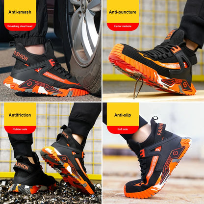 ForgeStrike C0296 - Bota de Segurança com Kevlar e Biqueira de Aço