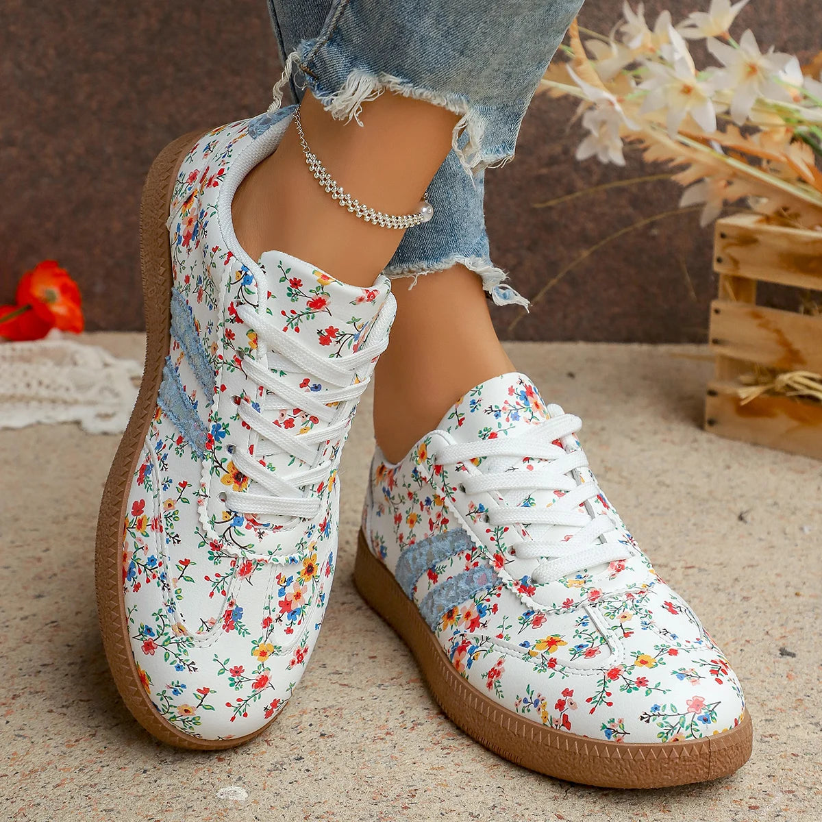 Vivienne Fleur – Baskets fleuries