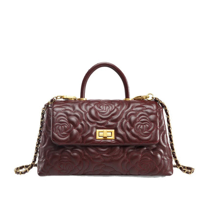 Camélia Élégance – Bolsa em Couro Genuíno