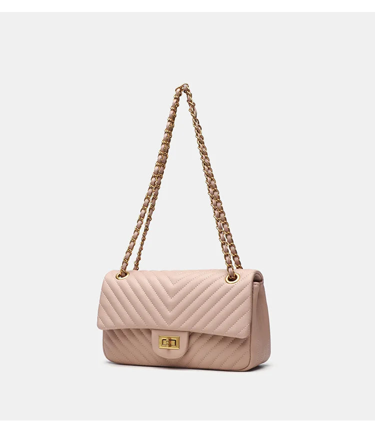 Véronique Chain – Bolsa em Couro Genuíno