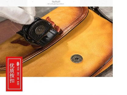 Sac Sofia Vintage Artistique – Fabriqué en cuir véritable de qualité supérieure