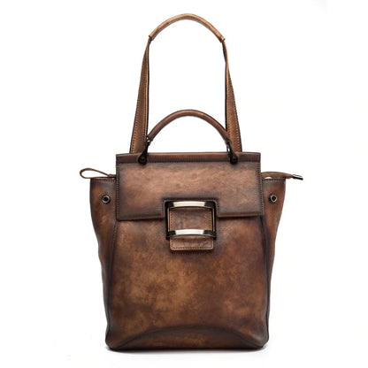 Mochila Verona Vintage – Em Couro Genuíno Premium