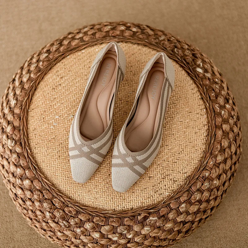 Olga - Chaussure de style ballerine très élégante et confortable