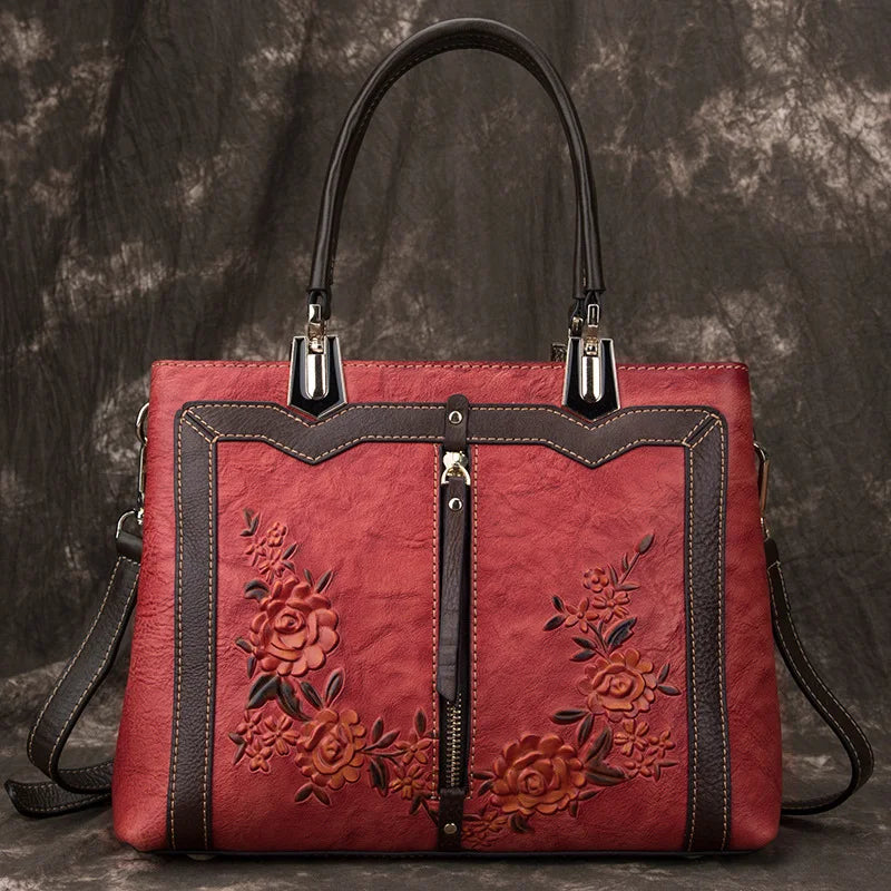 Sac Verona Box Vintage – Fabriqué en cuir véritable de première qualité 
