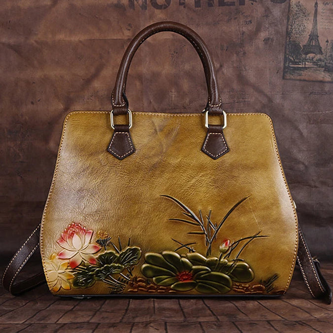 Sac toscan vintage – Fabriqué en cuir véritable fait main 