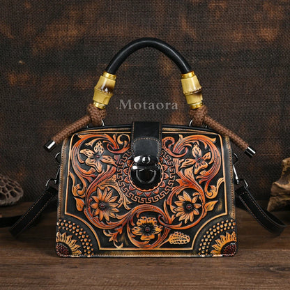 Mala Floral Elisa Vintage – Design Elegante de Alta Qualidade
