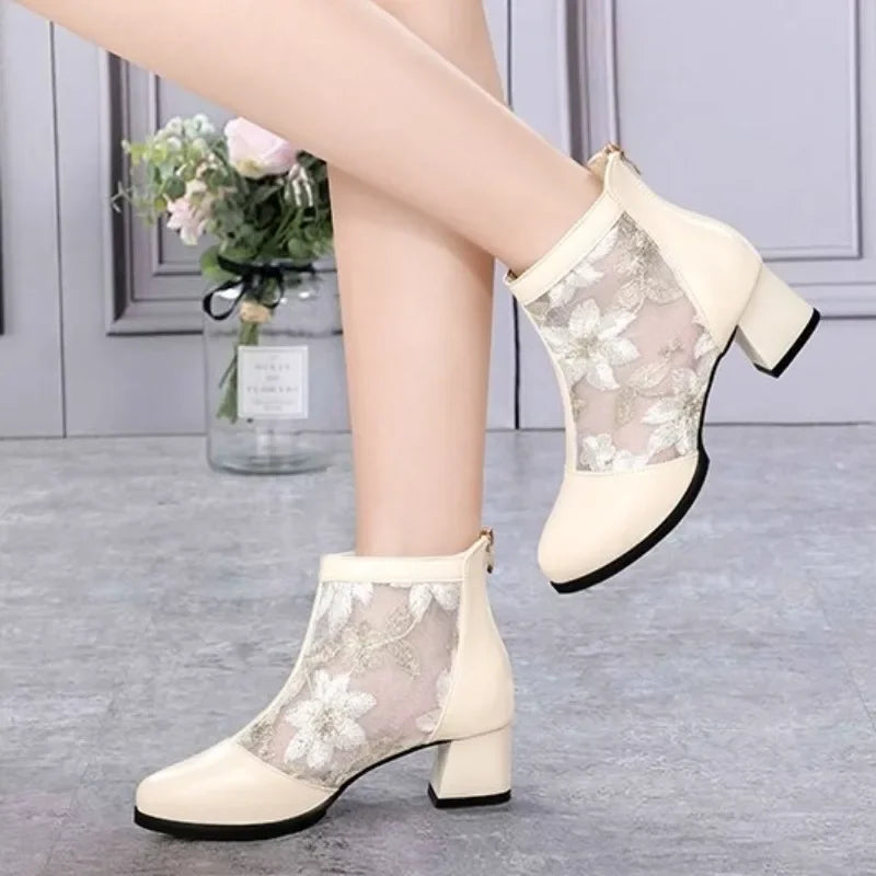 Rose - Bota Sandália fresca, confortável e elegante