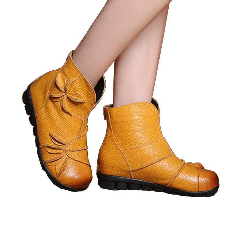 Bottes Arouca Flower - Cuir véritable