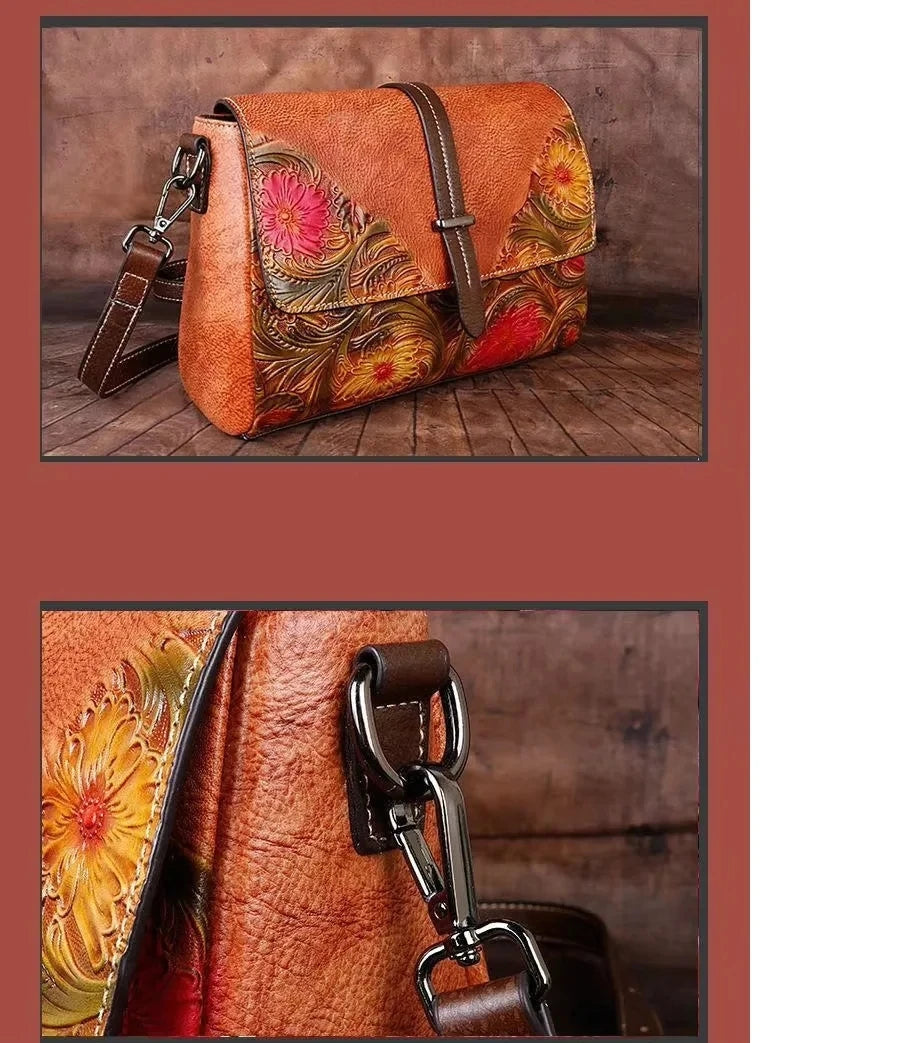 Sac Valentina Vintage – Fabriqué en cuir véritable de première qualité