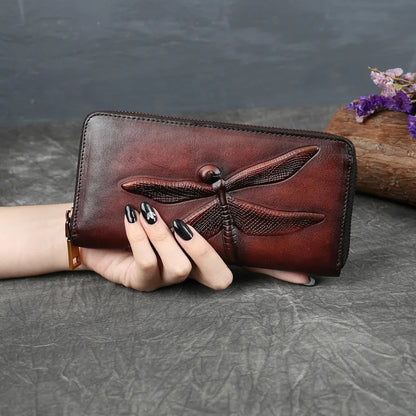 Portefeuille Aurora Vintage – Fabriqué en cuir véritable de haute qualité 