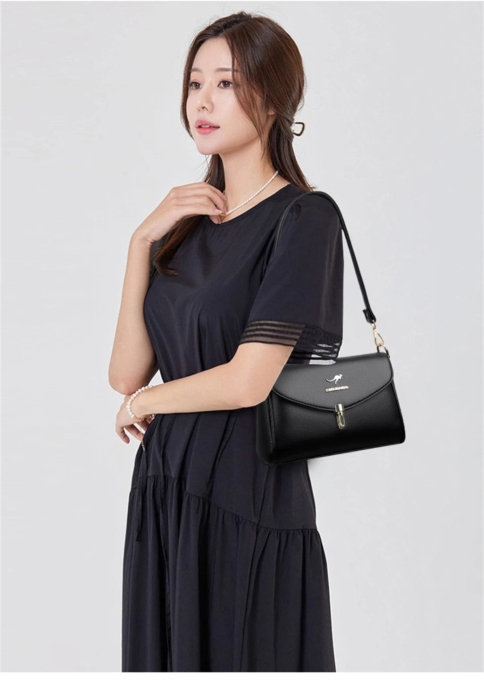 Luna Crossbody – Bolsa de Ombro Elegante