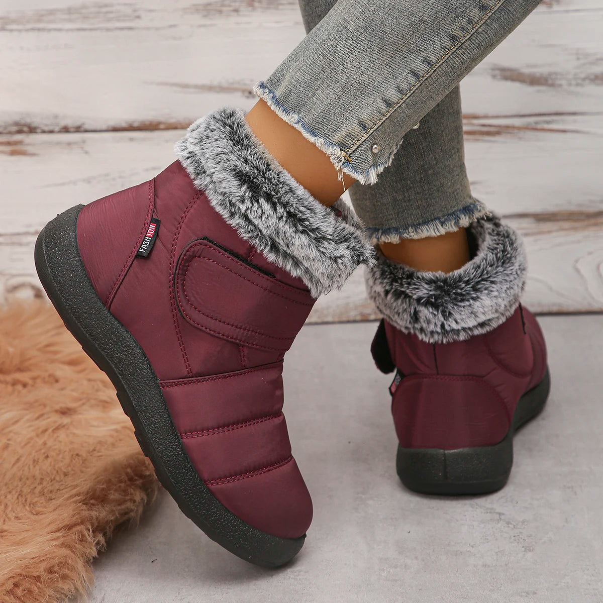 Denisse Marie - Bottes super confortables et chaudes (imperméables) 
