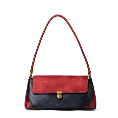 Sac Capri Vintage – Compact en cuir véritable 