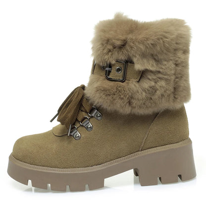 Bottes en cuir véritable Tatianna Daux