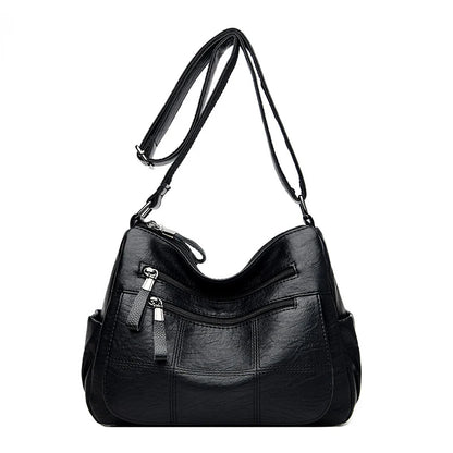 Sac « Nappa Lux » – Cuir végan imperméable au style décontracté haut de gamme