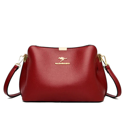 Sac à main élégant à trois compartiments pour femme