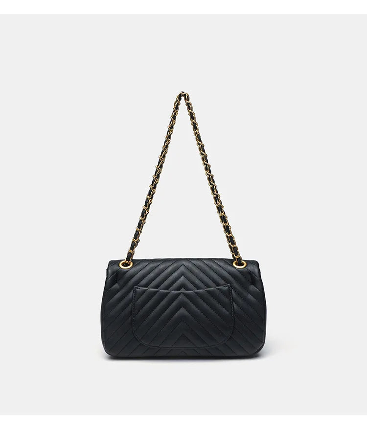 Véronique Chain – Bolsa em Couro Genuíno