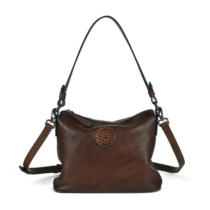 Sac Siena Vintage – En cuir véritable, compact 