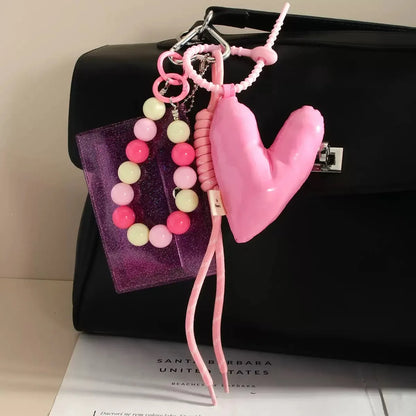 Nouveau produit : pendentif croissant en forme de caneton rôti d'été, accessoire pour sac à dos en forme de cœur, porte-clés