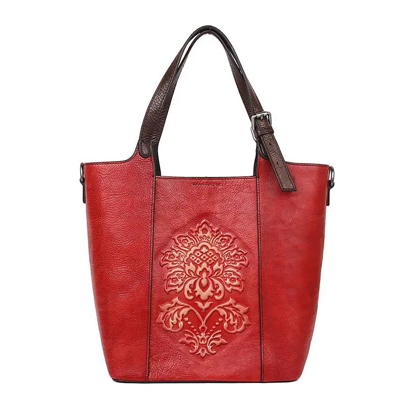Sac seau Aurora Vintage – Fabriqué en cuir véritable de première qualité 